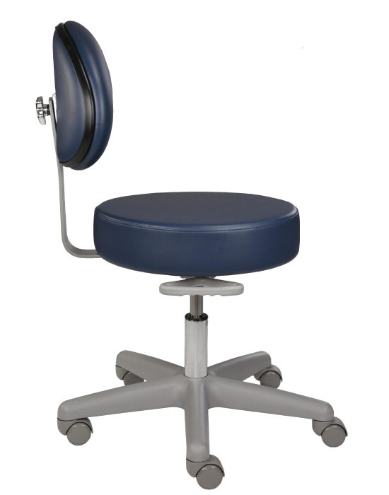 dark-blue-rolling-medical-stool-side-view