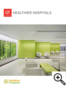 Brochure Cover: Ultrafabrics Healthier Hospitals