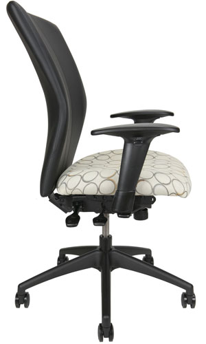 Bailey conference room chair, side view.