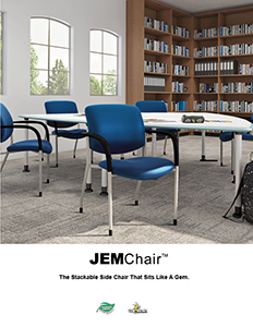 Jem Wating Room Chair Brochure Cover