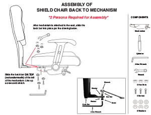 Shield Law Enforcement Chair Assembly Instructions Thumbnail