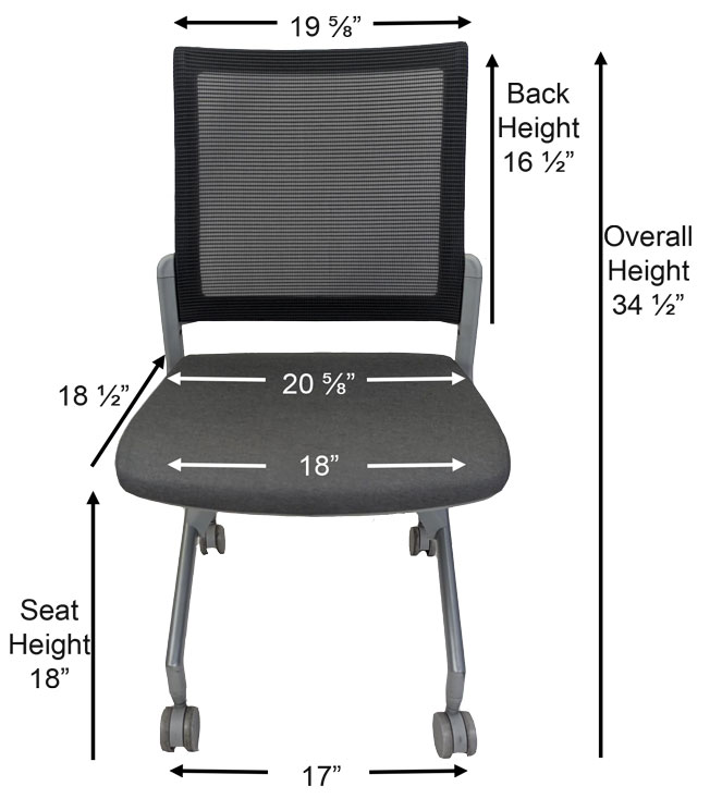 Lineup Nesting Chair Dimensions