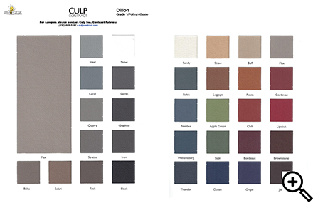 Dillon Polyurethane Fabric Swatches