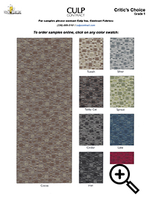 Critic's Choice Grade One Fabric