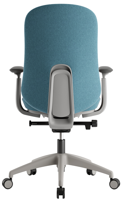 Upholstered Office Chair - Back View