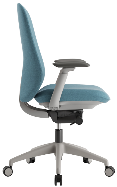 Upholstered Office Chair - Side View