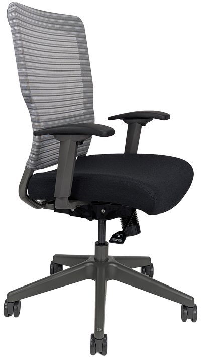 Mesh-back office chair