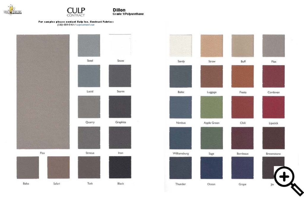 Dillon Polyurethane Swatches