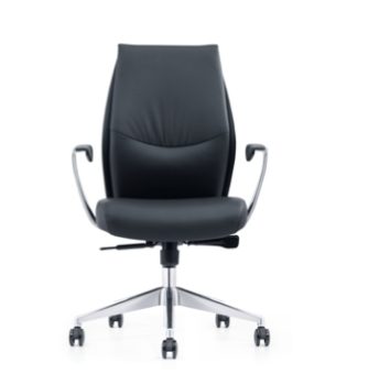 Mid-back Leather Office Chair