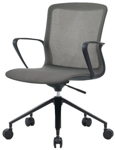 Mesh-back desk chair