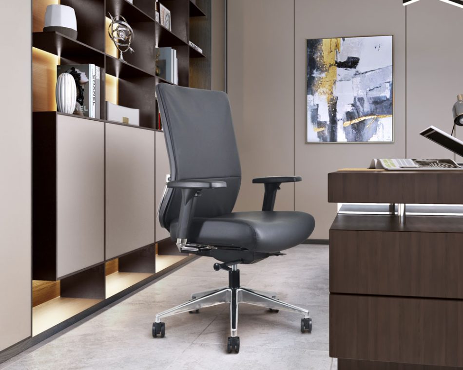 All-Leather Office Chair