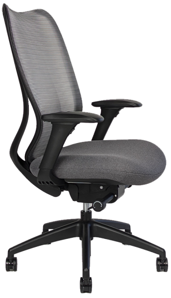 Office Chair with mesh back and wheels